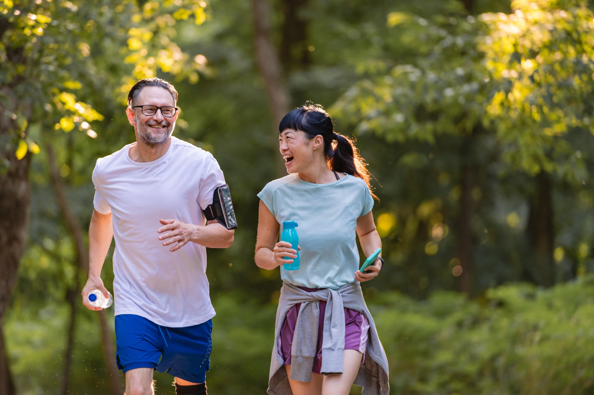Illustrative adult enjoying activity associated with circulation health